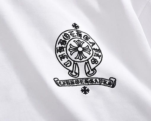 クロムハーツ 新しいファッションラウンドネック半袖Tシャツ