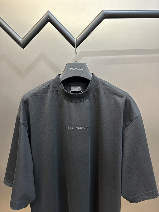 バレンシアガ   文字ホットドリル半袖Tシャツ