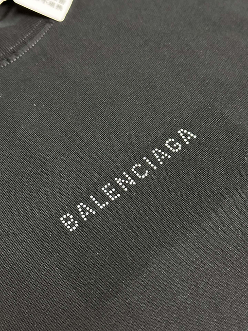 バレンシアガ   文字ホットドリル半袖Tシャツ