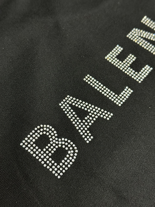 バレンシアガ   文字ホットドリル半袖Tシャツ