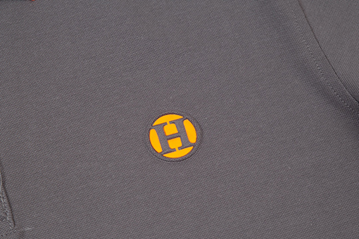 エルメス 刺繍Hアルファベットロゴ半袖ポロシャツ