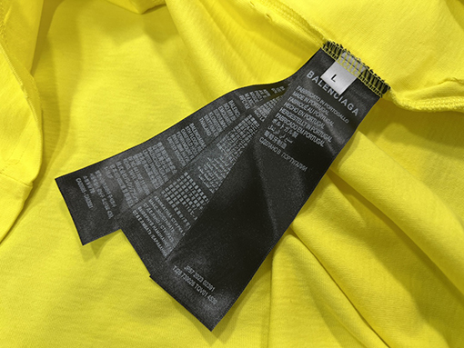 バレンシアガ 炎のダブルリング半袖Tシャツ