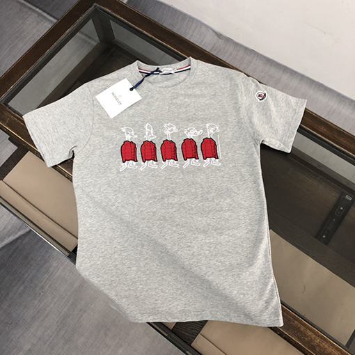 モンクレール プリントロゴデザイン半袖Tシャツ