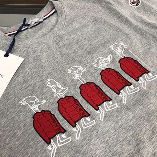 モンクレール プリントロゴデザイン半袖Tシャツ