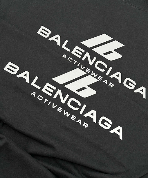 バレンシアガ アクティブウェアシルエット半袖Tシャツ