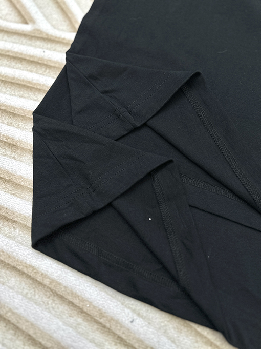 バレンシアガ  前後のぼかし文字ロゴ半袖Tシャツ