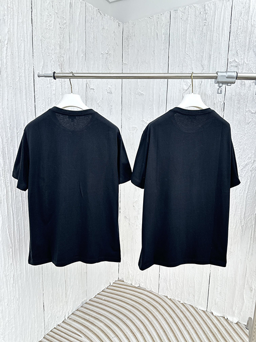 ロエベ ポケット刺繍柄クルーネック半袖Tシャツ