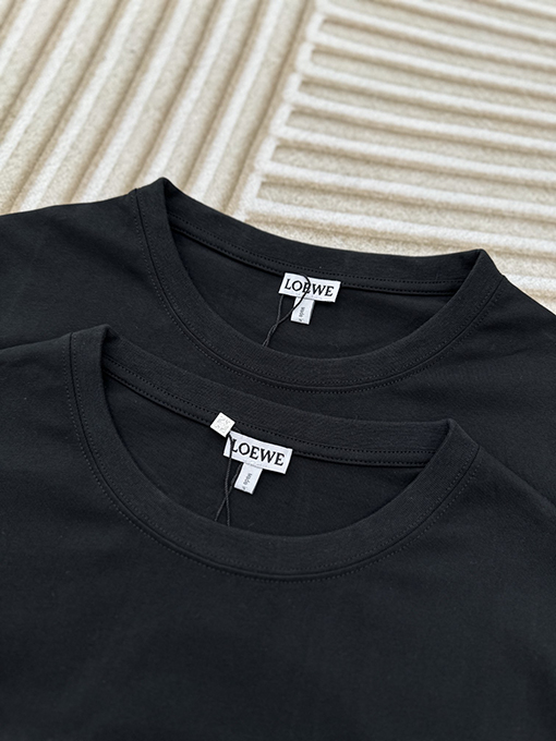 ロエベ ポケット刺繍柄クルーネック半袖Tシャツ
