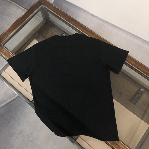 フェンディコピー  刺繍ロゴデザイン半袖Tシャツ