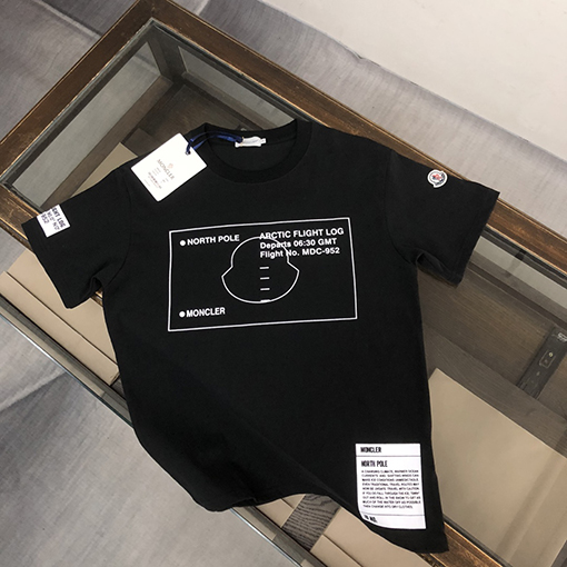 モンクレール プリントロゴデザイン半袖Tシャツ