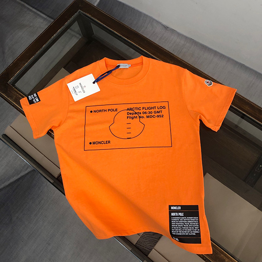 モンクレール プリントロゴデザイン半袖Tシャツ