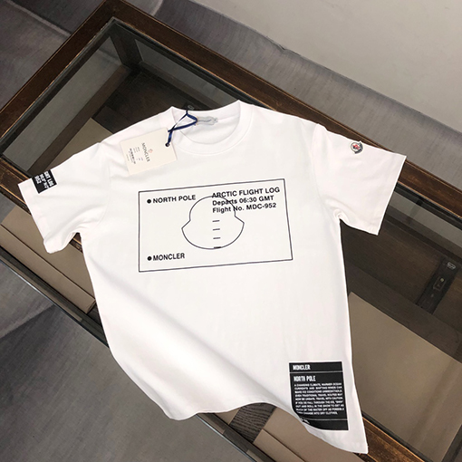 モンクレール プリントロゴデザイン半袖Tシャツ