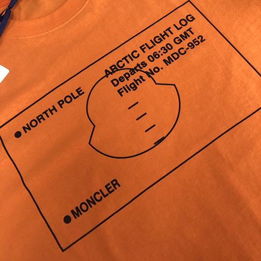 モンクレール プリントロゴデザイン半袖Tシャツ