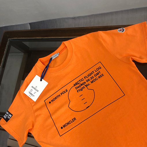 モンクレール プリントロゴデザイン半袖Tシャツ