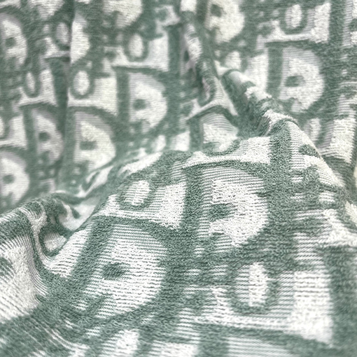 ディオールスーパーコピー タオル刺繍平織りニット生地半袖Tシャツ