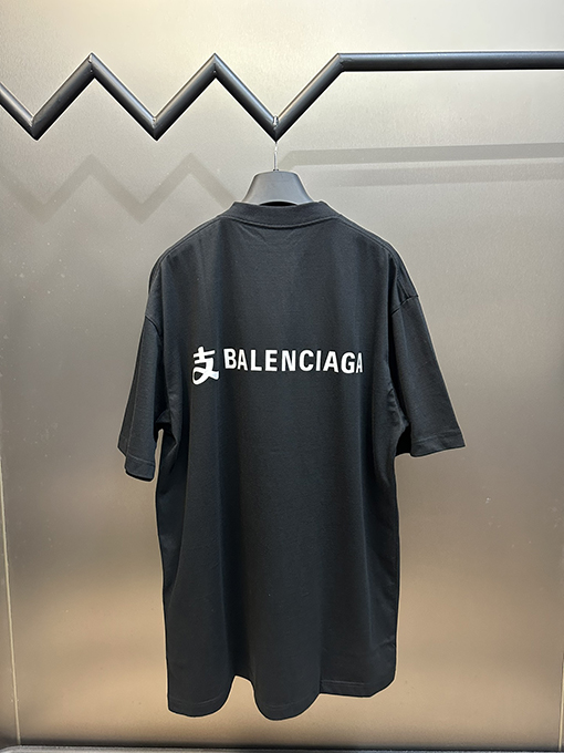 バレンシアガスーパーコピー コラボアリペイプリント半袖Tシャツ