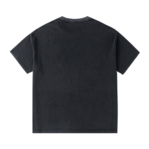 クロムハーツ 新しいウォッシュファッションラウンドネック半袖Tシャツ