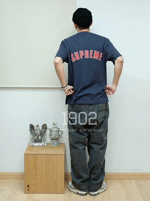 シュプリーム クラック アーク 半袖Tシャツ