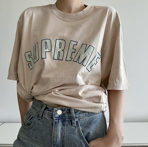 シュプリーム クラック アーク 半袖Tシャツ