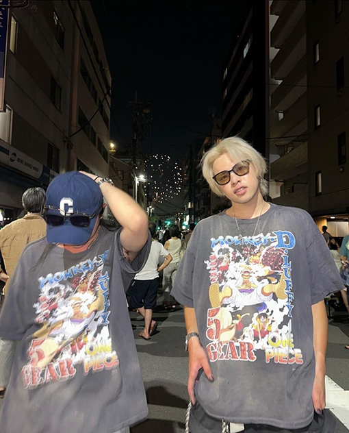 セント マイケル×ONE PIECEコラボ 半袖Tシャツ