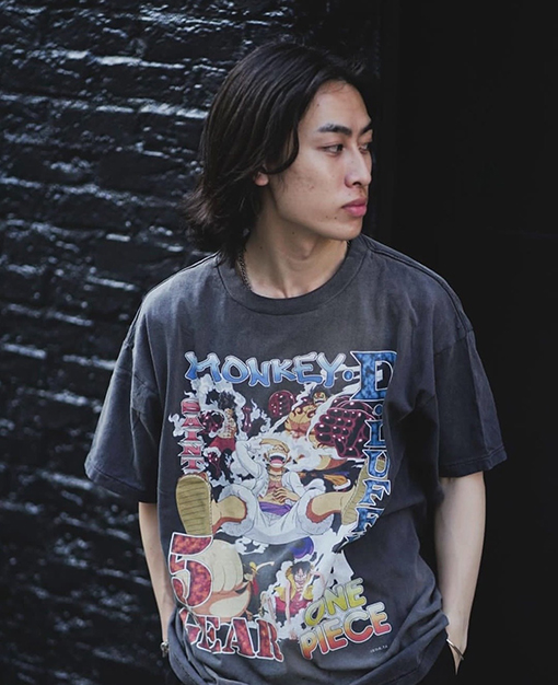 セント マイケル×ONE PIECEコラボ 半袖Tシャツ