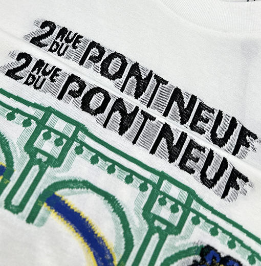 ルイヴィトン 新しいピクセルレンダリング融合ジャカード半袖Tシャツ