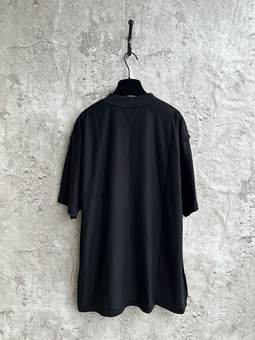 バレンシアガ 城のプリントクラフト半袖Tシャツ