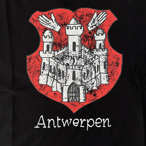 バレンシアガ 城のプリントクラフト半袖Tシャツ
