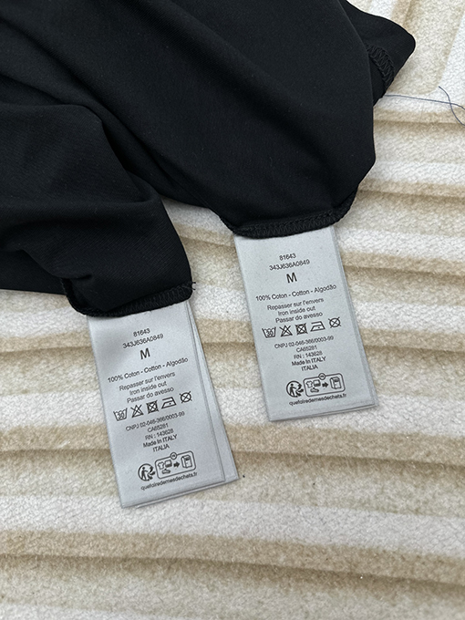 ディオール   新しい手書きのスズランプリント半袖Tシャツ