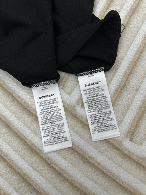 バーバリースーパーコピー クラシックスリーブステッチ半袖Tシャツ