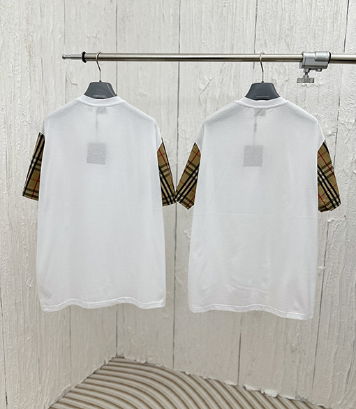 バーバリースーパーコピー クラシックスリーブステッチ半袖Tシャツ