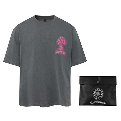 クロムハーツスーパーコピー  クロスプリント半袖Tシャツ