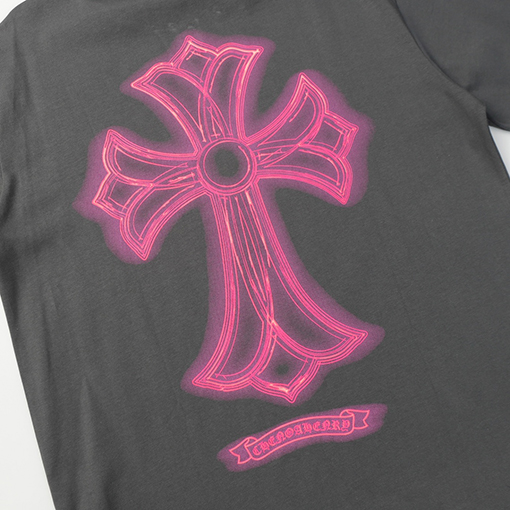 クロムハーツスーパーコピー  クロスプリント半袖Tシャツ