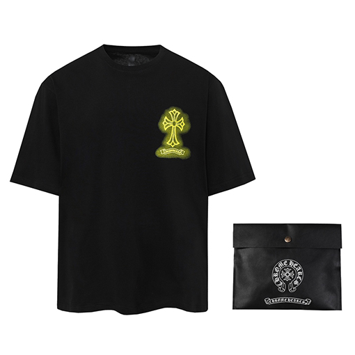 クロムハーツスーパーコピー  クロスプリント半袖Tシャツ