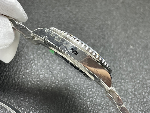 ロレックススーパーコピー 新しいブラックグレーリング3285ニューグリーン 腕時計 