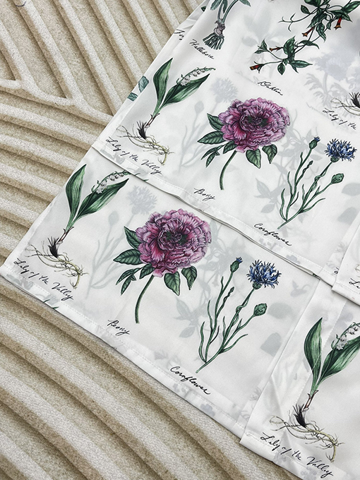 ディオール 新しい花のファッション花桑シルクセット半袖シャツ