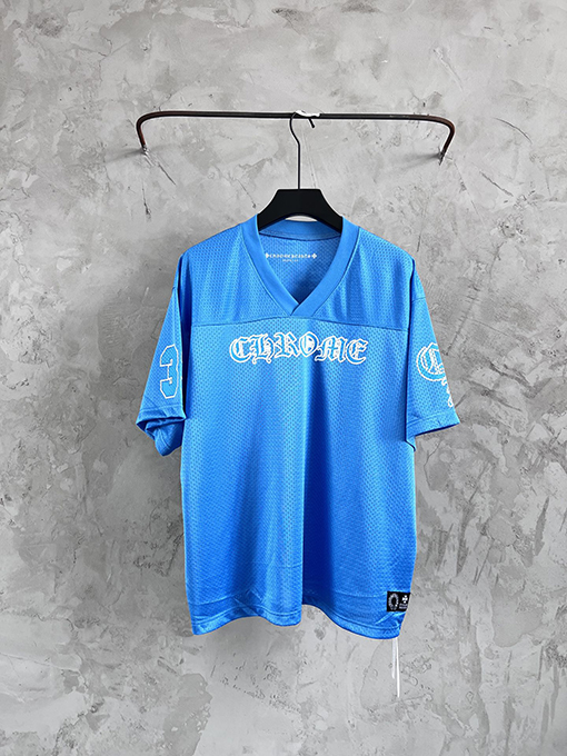 クロムハーツ   ベースボール服ファッション落書きアイスホッケー半袖Tシャツ