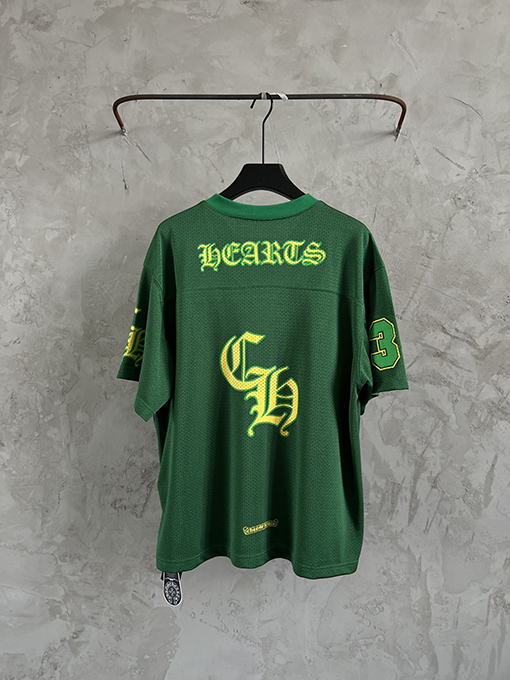 クロムハーツ   ベースボール服ファッション落書きアイスホッケー半袖Tシャツ
