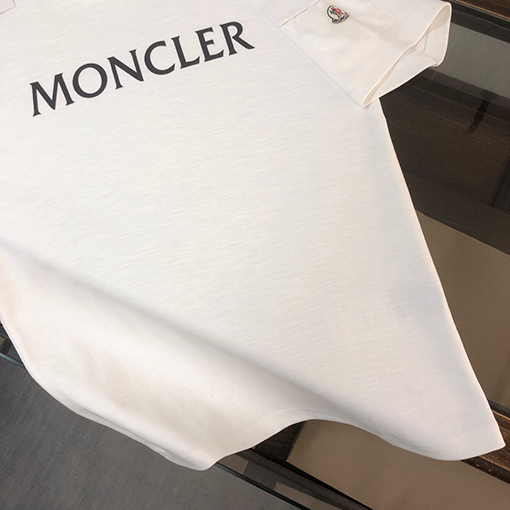モンクレール   新しい立体ロゴ文字プリントゆったり半袖Tシャツ