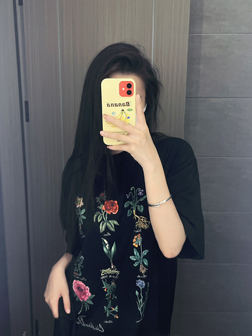 ディオール   新しい植物標本プリント半袖Tシャツ