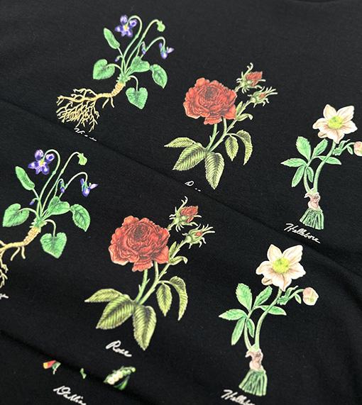 ディオール   新しい植物標本プリント半袖Tシャツ