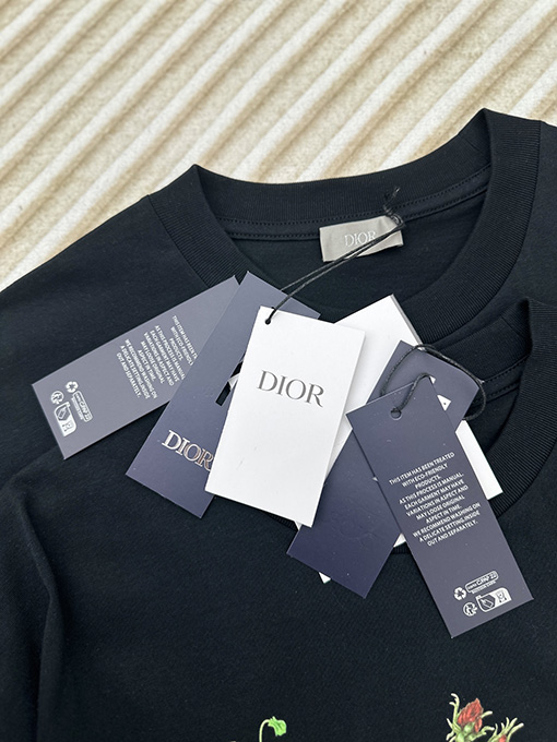 ディオール   新しい植物標本プリント半袖Tシャツ