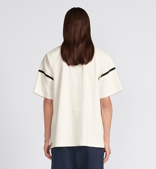 ディオール  47番プリントパッチワーク半袖Tシャツ