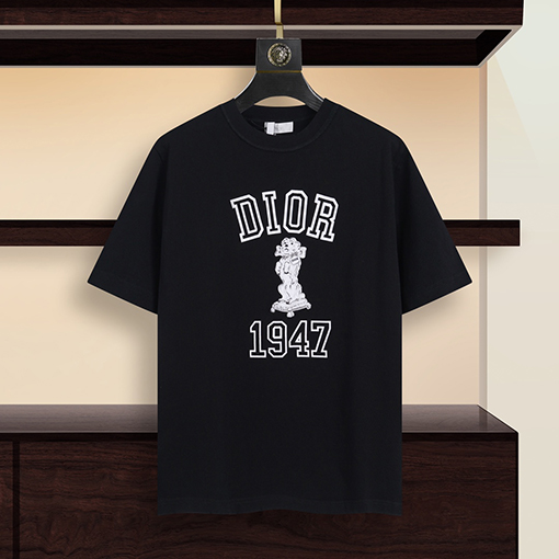 ディオール  ボビー犬の プリント半袖Tシャツ