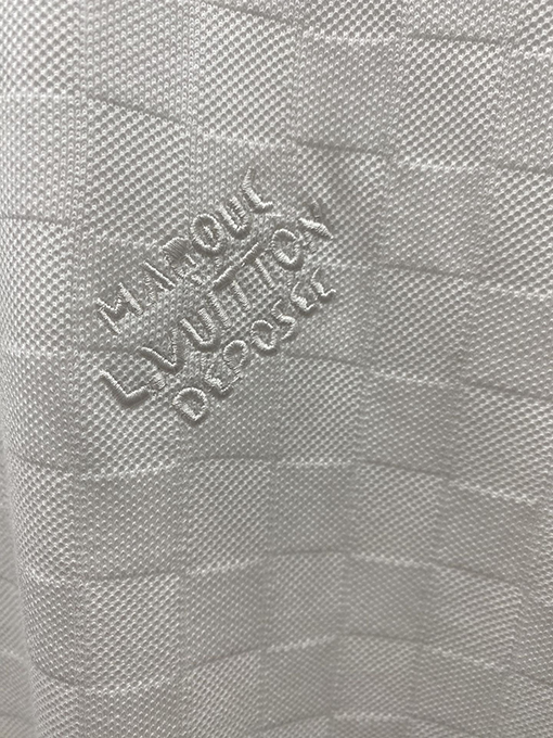 ルイヴィトン 新しい刺繍ダミエジャカード織り半袖Tシャツ