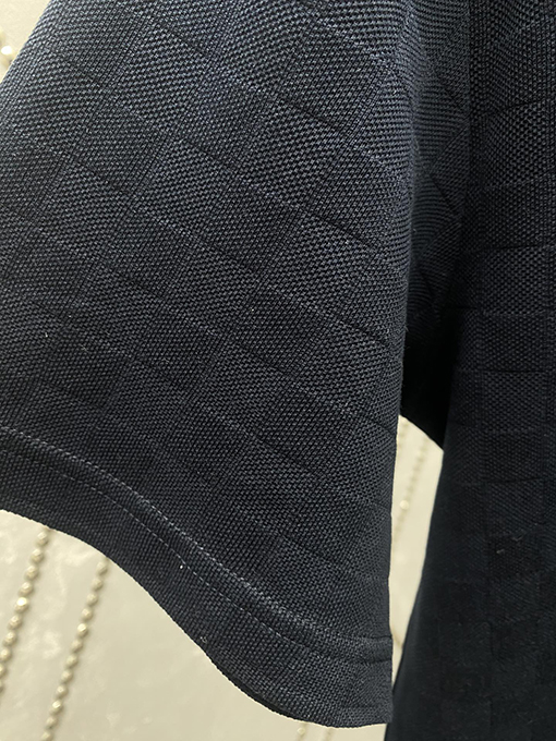 ルイヴィトン 新しい刺繍ダミエジャカード織り半袖Tシャツ