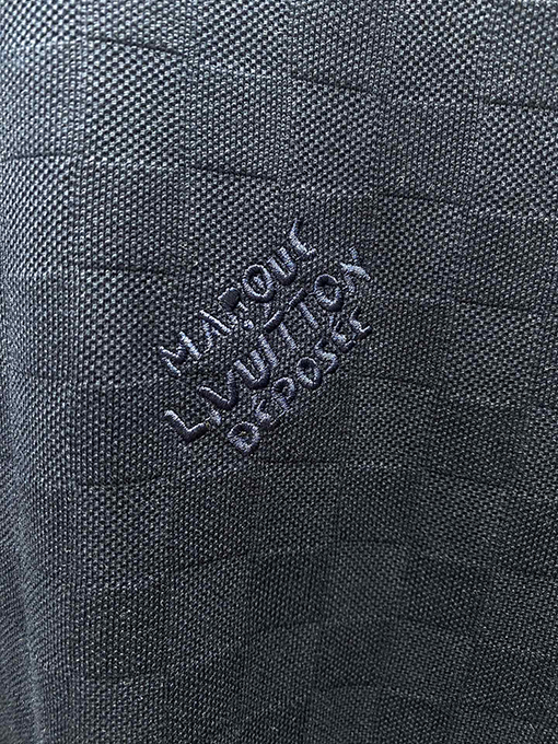 ルイヴィトン 新しい刺繍ダミエジャカード織り半袖Tシャツ