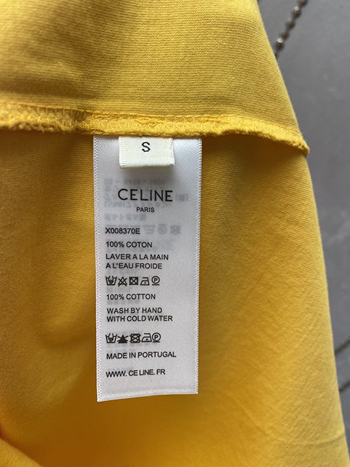セリーヌ 新しいプリント吊り下げグラデーション半袖Tシャツ