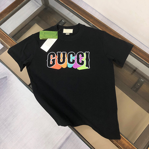 グッチ  新しいラウンドネック半袖Tシャツ