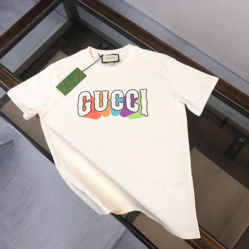 グッチ  新しいラウンドネック半袖Tシャツ